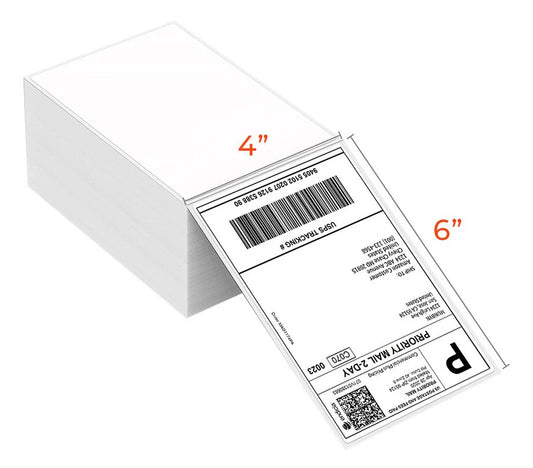 MUNBYN 1 ROLL 500 SHEETS 6"X4" LABELS - Consumables