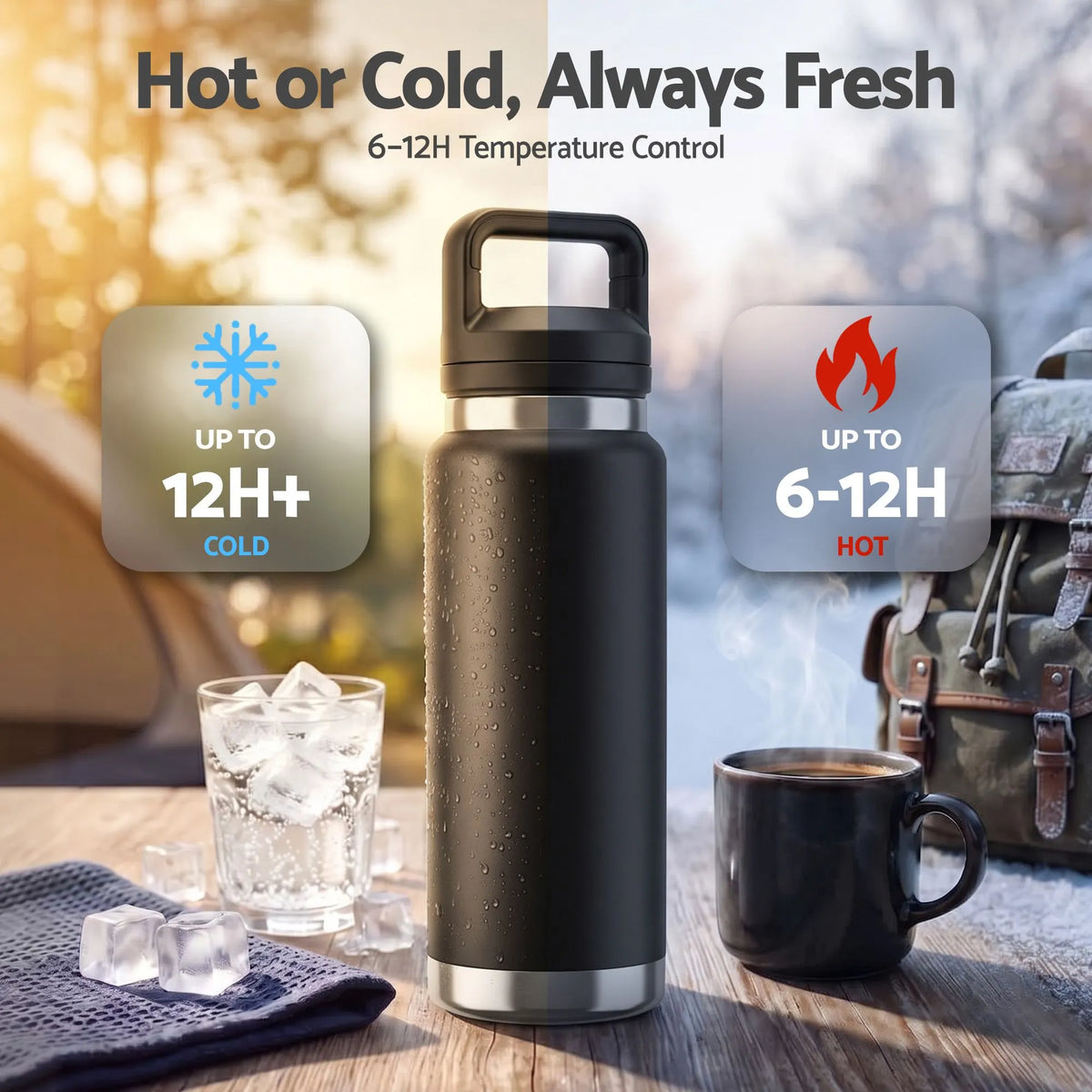 Everfit 750ML Insulated Water Bottle Stainless Steel Drink Bottle - Image 5