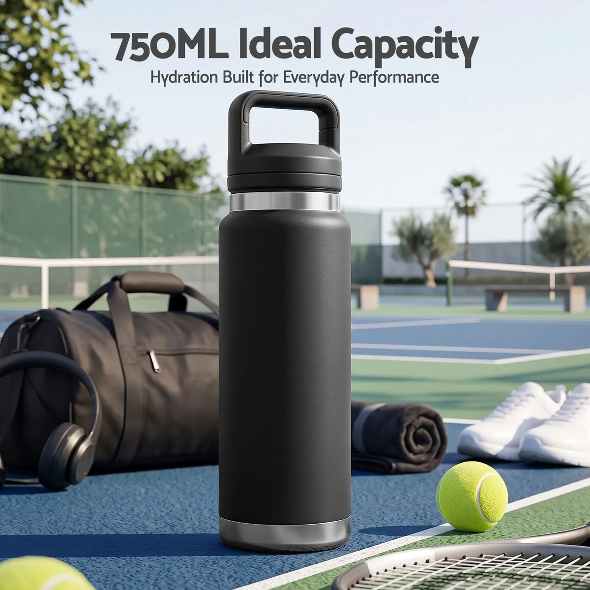 Everfit 750ML Insulated Water Bottle Stainless Steel Drink Bottle - Image 6