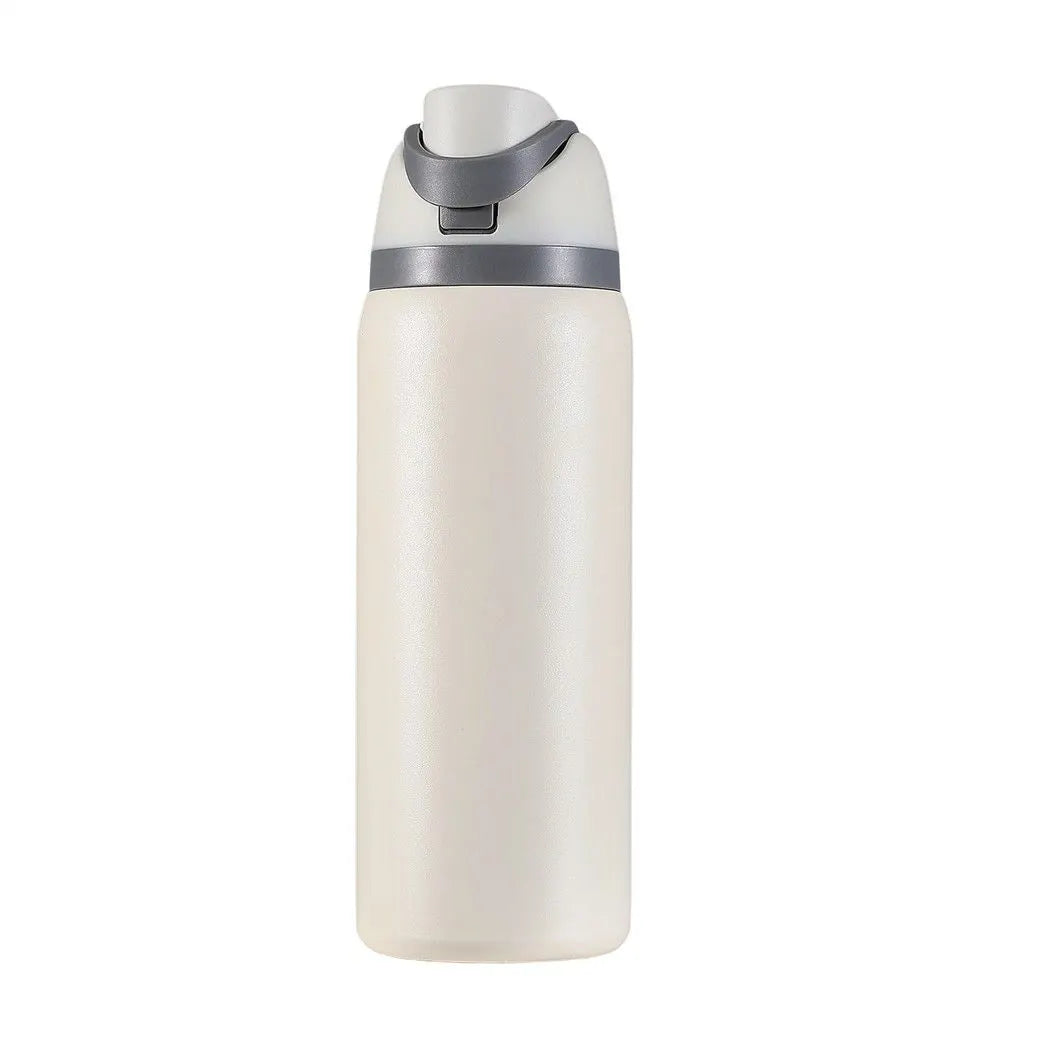 Everfit 950ML Insulated Water Bottle with Straw Stainless Steel Drink Bottle - Image 2