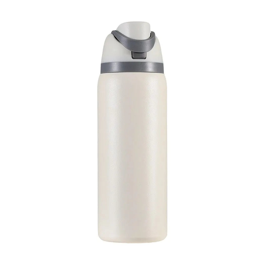 Everfit 950ML Insulated Water Bottle with Straw Stainless Steel Drink Bottle - Image 4