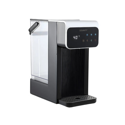 Devanti Instant Hot Water Dispenser 3L Heating Kettle 2400W Touch Control Water Black - Image 3