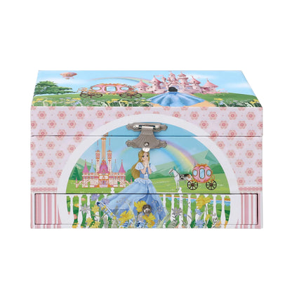 Keezi Kids Jewellery Box Organiser for Girls Kids Music Box with Drawer - Image 4