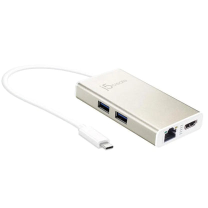 J5create Type-C to HDMI & GigaLAN & USB - Notebook Accessories