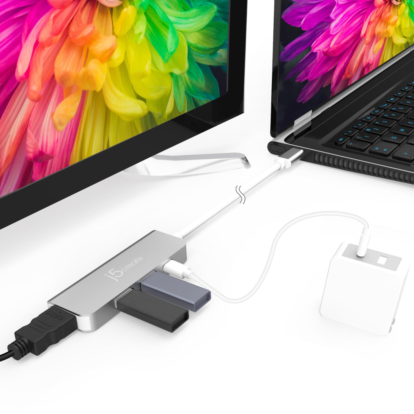 J5create JCD371 USB-C to HDMI & USB - Notebook Accessories - Image 4