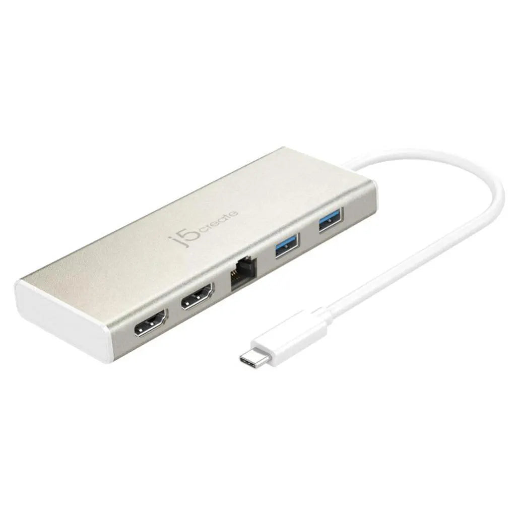 J5create JCD381 USB-C Dual HDMI Dock - Docking Stations
