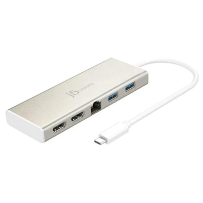 J5create JCD381 USB-C Dual HDMI Dock - Docking Stations