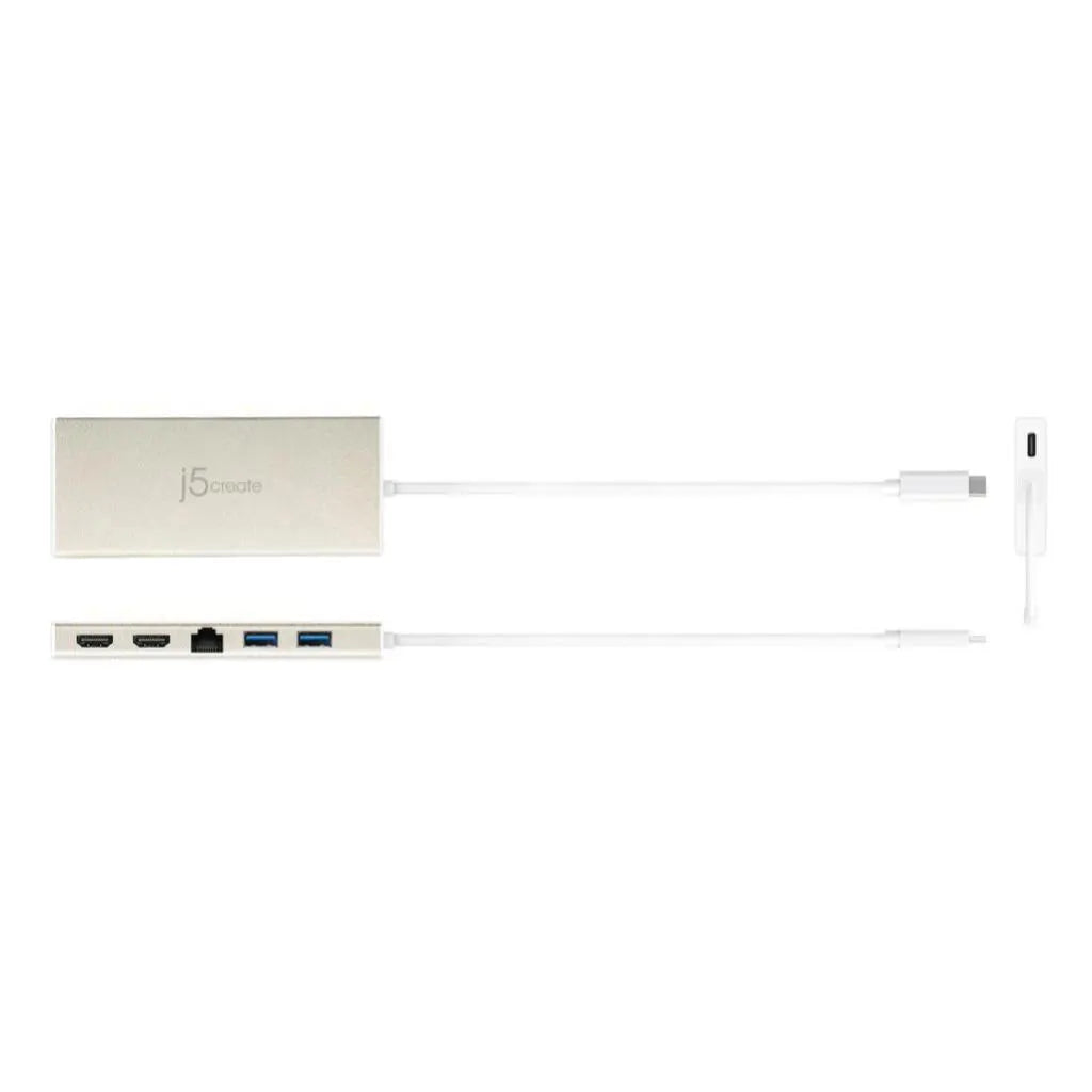 J5create JCD381 USB-C Dual HDMI Dock - Docking Stations - Image 3