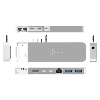 J5create JCD395 4K60 Pro USB4 Hub - Notebook Accessories - Image 2
