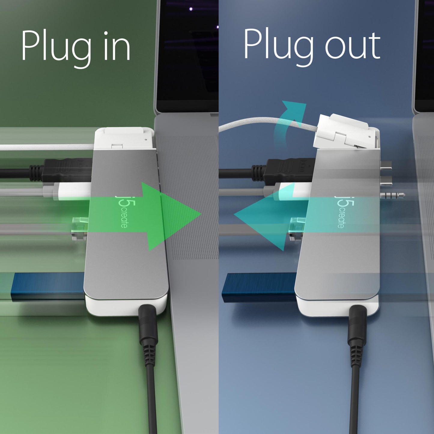 J5create JCD395 4K60 Pro USB4 Hub - Notebook Accessories - Image 6