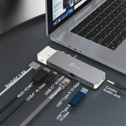 J5create JCD395 4K60 Pro USB4 Hub - Notebook Accessories - Image 8