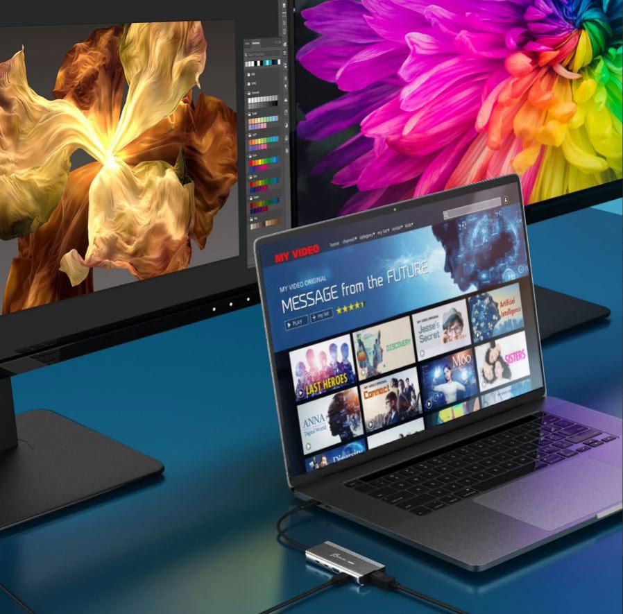 J5create USB4 Dual 4K Multi-Port Hub - Notebook Accessories - Image 6