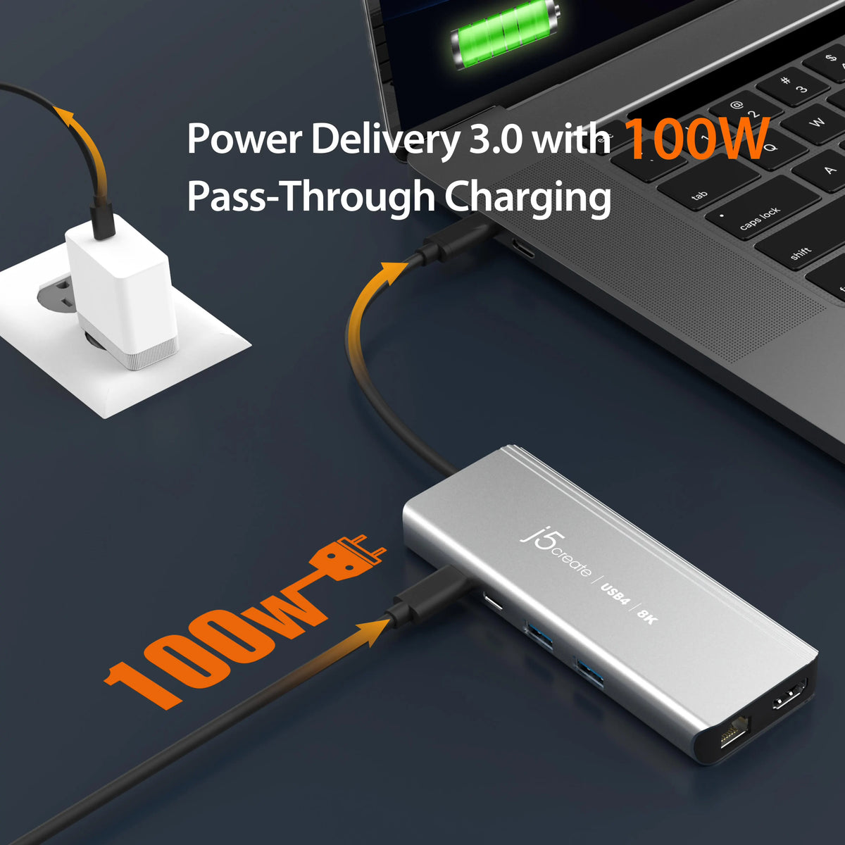 J5create JCD403 USB4 8K Multi-Port Hub - Notebook Accessories - Image 5