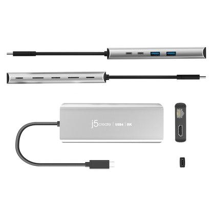 J5create JCD403 USB4 8K Multi-Port Hub - Notebook Accessories - Image 8
