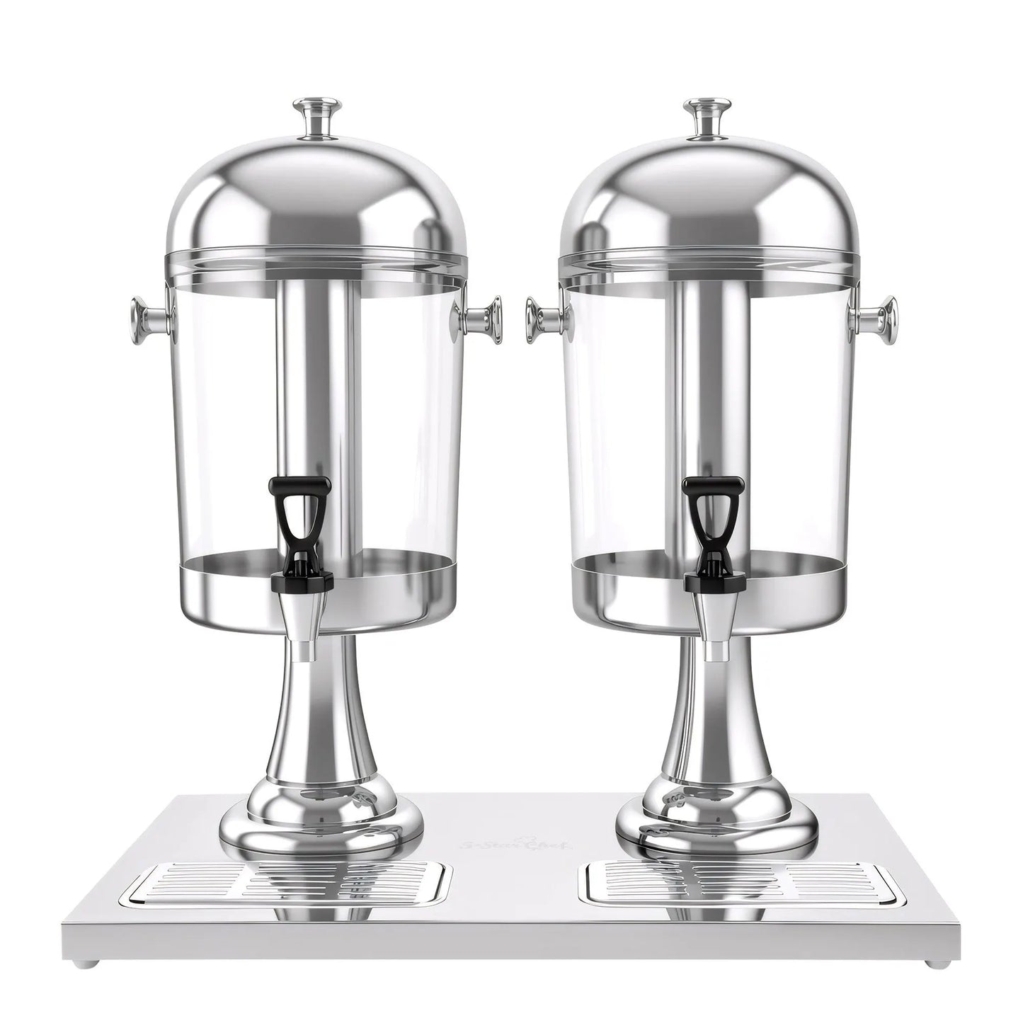 5-Star Chef 16L Dual Tank Juice Dispenser Drink Beverage Server Ice Tubes - Image 3