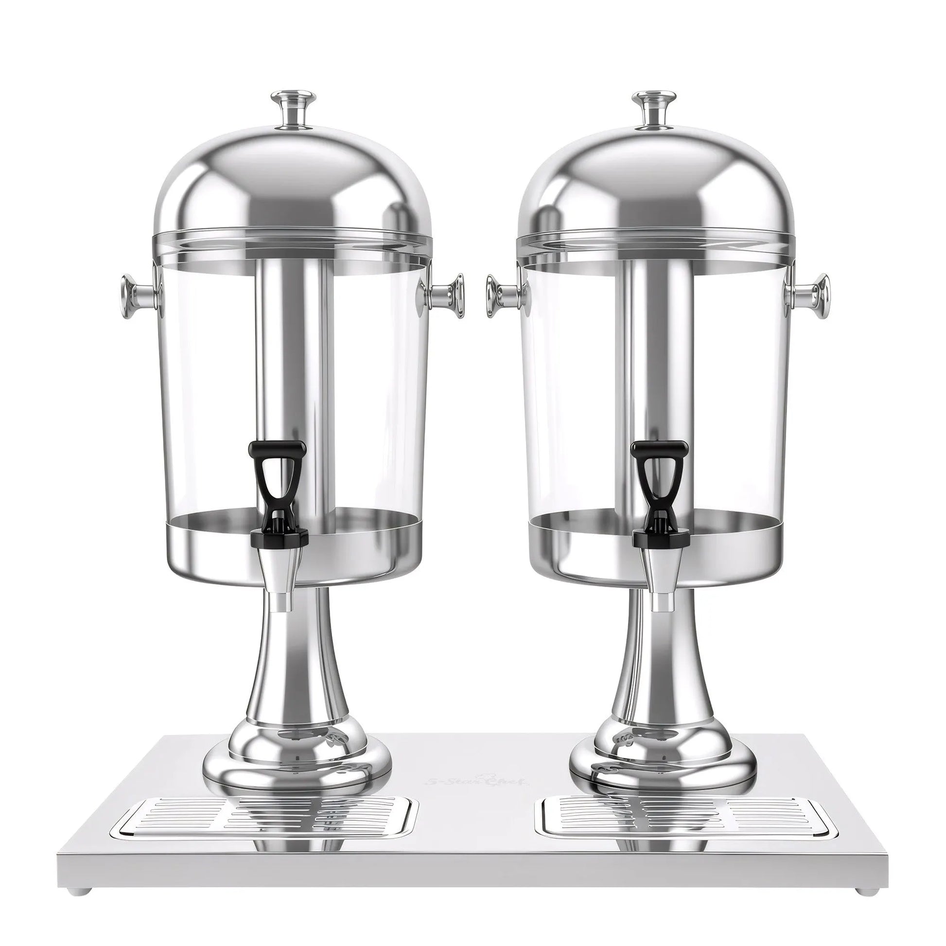 5-Star Chef 16L Dual Tank Juice Dispenser Drink Beverage Server Ice Tubes - Image 3