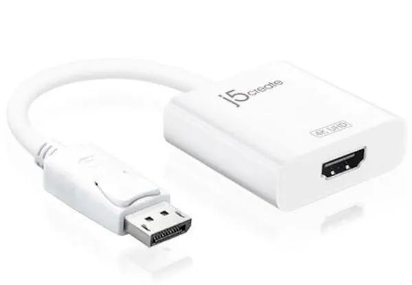 J5create JDA158 DisplayPort to 4K HDM - Display Accessories