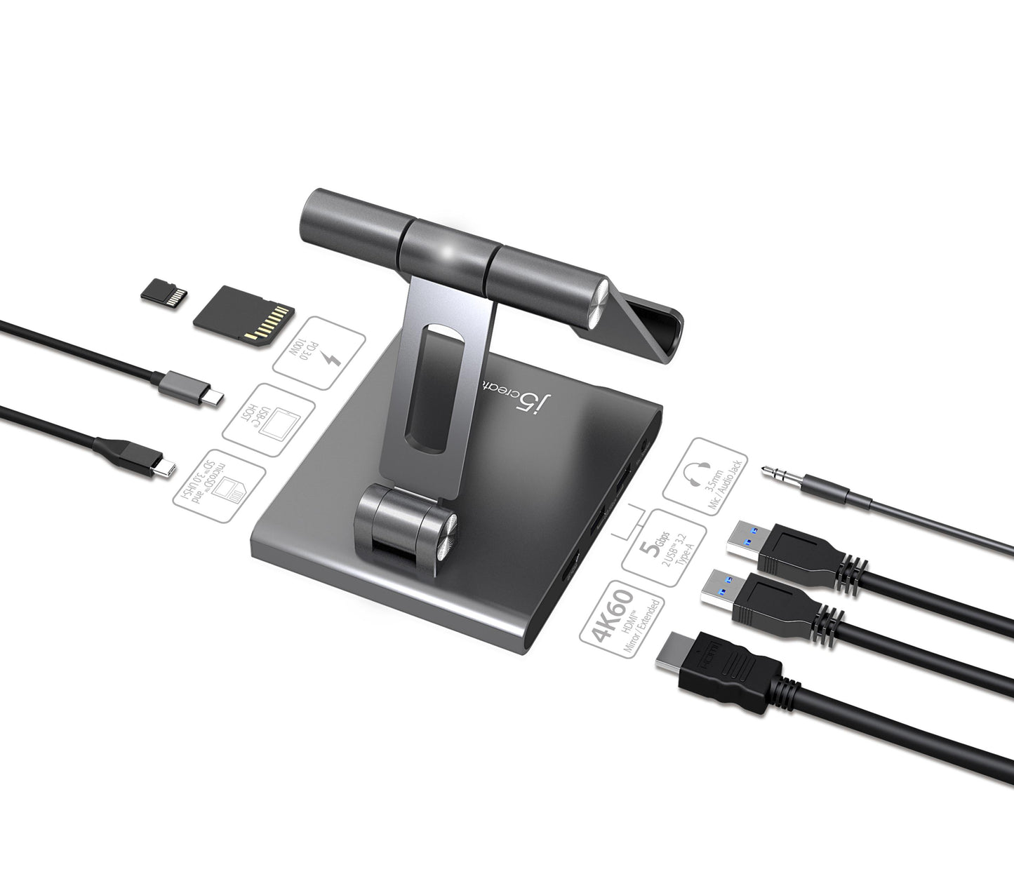 J5create Multi-Angle Stand & iPad Dock - Docking Stations - Image 5