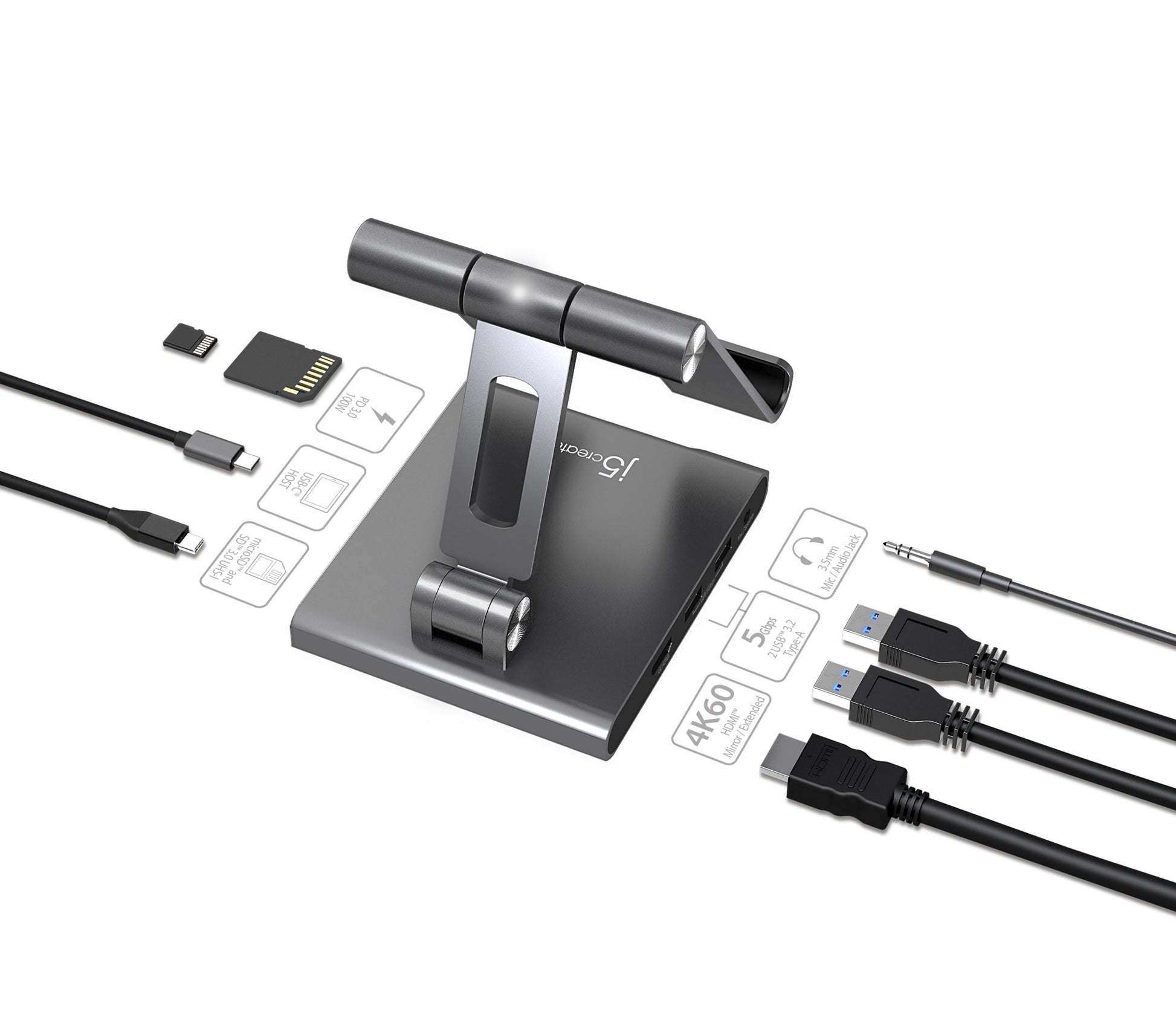 J5create Multi-Angle Stand & iPad Dock - Docking Stations - Image 5