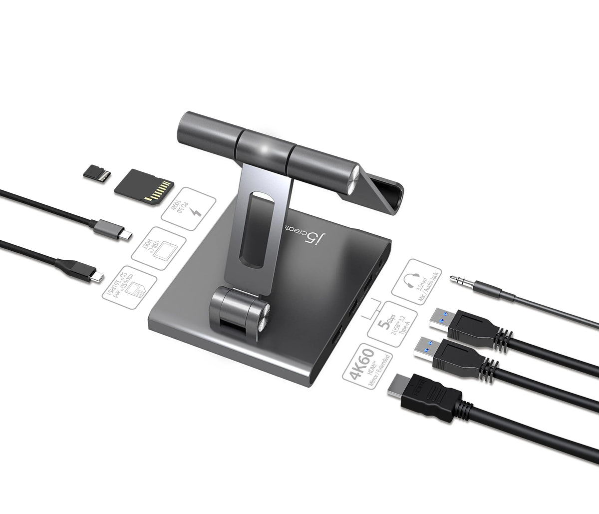 J5create Multi-Angle Stand & iPad Dock - Docking Stations - Image 5