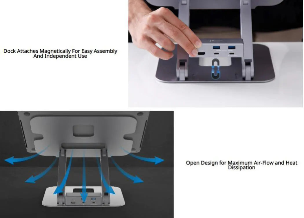 J5create Multi-Angle 4K Docking Stand - Notebook Accessories - Image 6