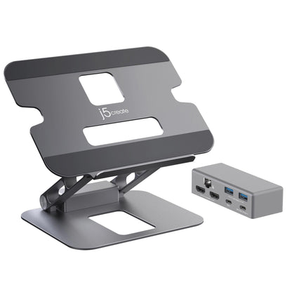 J5create Multi-Angle Dual Docking Stand - Docking Stations