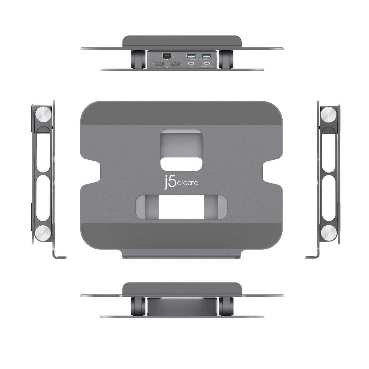 J5create Multi-Angle Dual Docking Stand - Docking Stations - Image 2