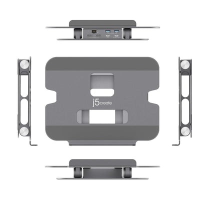 J5create Multi-Angle Dual Docking Stand - Docking Stations - Image 2