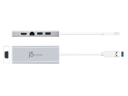 J5create JUD380 USB 3.0 Mini Dock - Docking Stations - Image 2