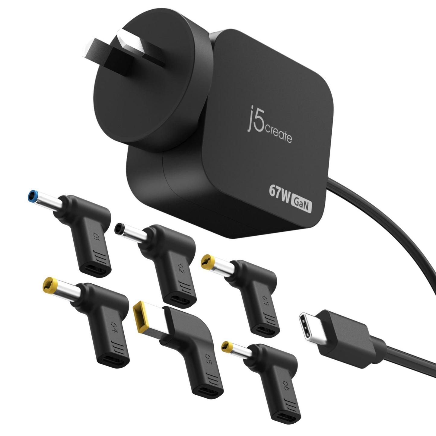 J5create JUP1565DCU 67W GaN PD USB-C - USB - Devices