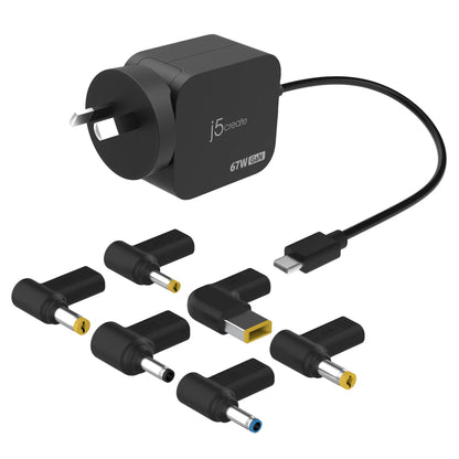 J5create JUP1565DCU 67W GaN PD USB-C - USB - Devices - Image 2