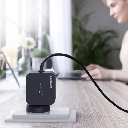 J5create JUP1565DCU 67W GaN PD USB-C - USB - Devices - Image 4