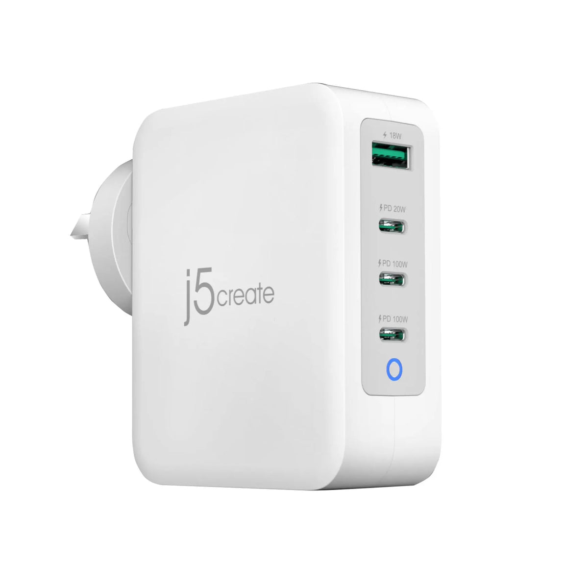 J5create JUP43130 130W GaN USB-C 4-Port - USB - Devices