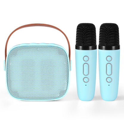 Alpha Mini Portable Karaoke Machine for Adults Kids with 2 Wireless Microphones - Image 3