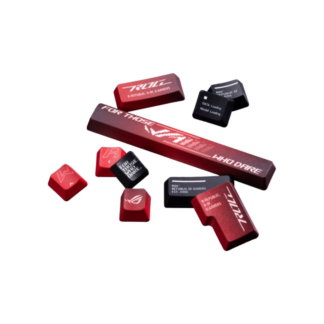 ASUS ROG Dye-Sub PBT Keycaps for ROG NX switches are made of premium, durable PBT and feature dye... - Image 3
