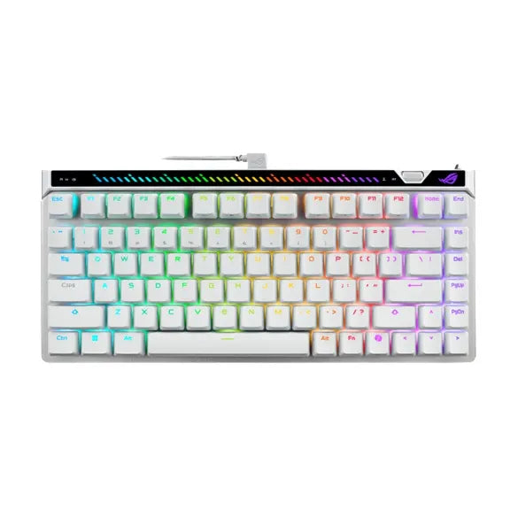 ASUS M705 ROG Falchion Ace 75 HE V2X Gaming Keyboard - WHITE, HFXV2Magnetic, USB2.0TypeC, 75%,800...