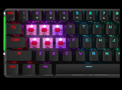 ASUS M601 ROG FALCHION NX Red Switch Compact 65% Wireless Mechanical Gaming Keyboard, 68 Keys, In... - Image 3