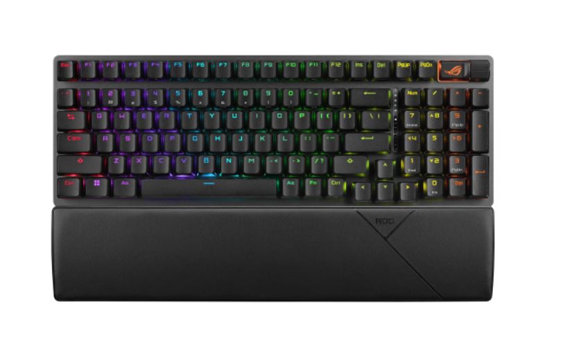 ASUS ROG STRIX SCOPE II 96 WL Storm Switch NX Wireless Gaming Mechanical Keyboard, Tri-mode Conne...