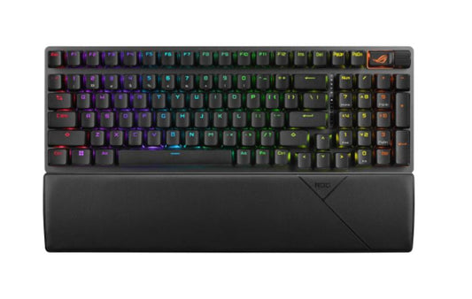 ASUS ROG STRIX SCOPE II 96 WL Storm Switch NX Wireless Gaming Mechanical Keyboard, Tri-mode Conne...