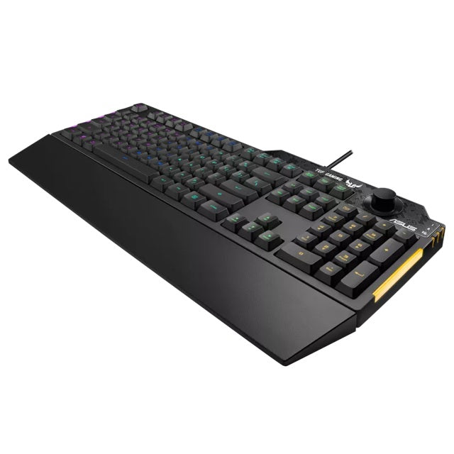 ASUS RA04 TUF GAMING K1 RGB Keyboard, Volume Knob, 19 Key Rollover, Spill Resistance, Programmabl... - Image 2