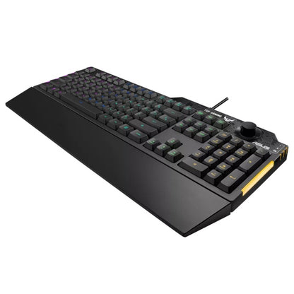 ASUS RA04 TUF GAMING K1 RGB Keyboard, Volume Knob, 19 Key Rollover, Spill Resistance, Programmabl... - Image 2