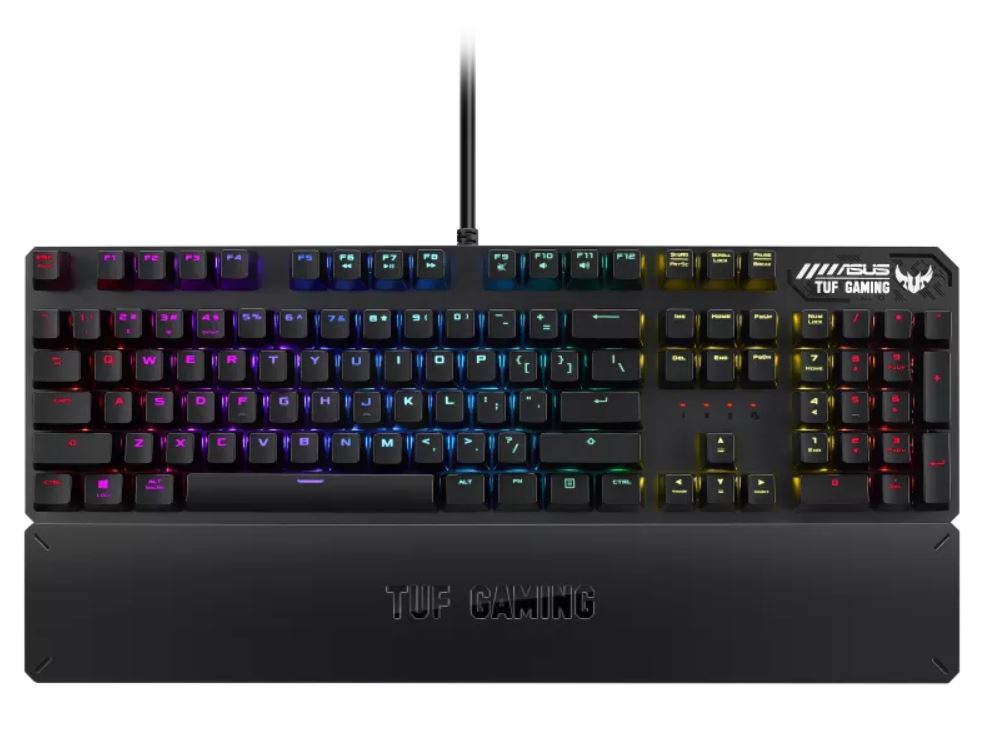 ASUS RA05 TUF GAMING K3/RD/US/ Tactile Mechanical Keyboard NKRO, 8 Programmable Macro Keys, Backl...