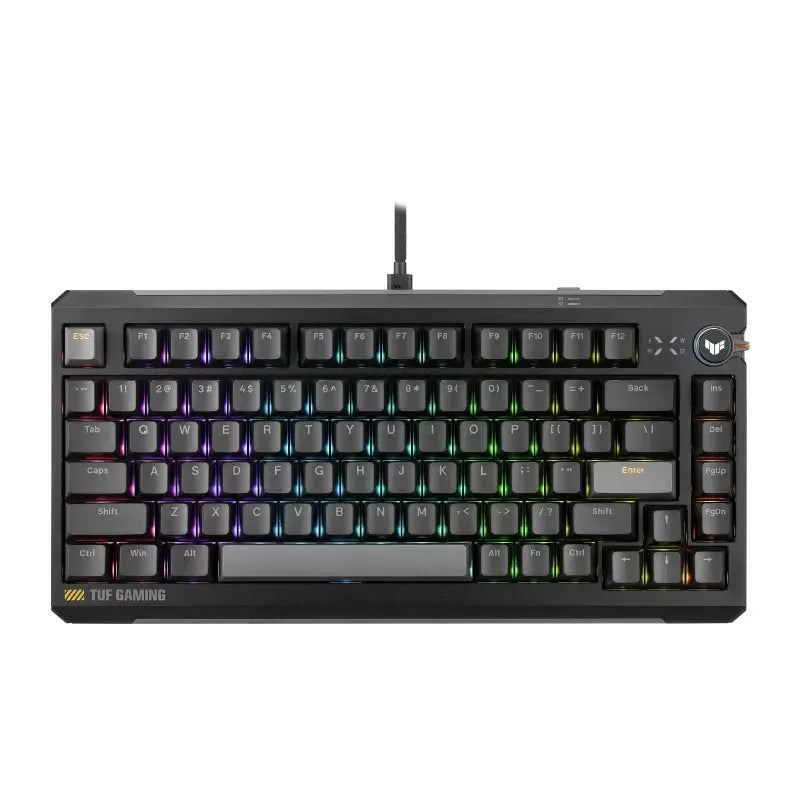 ASUS TUF Gaming K4 Magnetic - Black, magnetic switches, 8000Hz polling, 0.1–3.3mm actuation, RGB,...