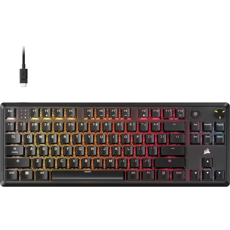 Corsair K70 CORE TKL RGB Mechanical Gaming Keyboard, MLX Red switches, full key rollover, RGB, 1,...