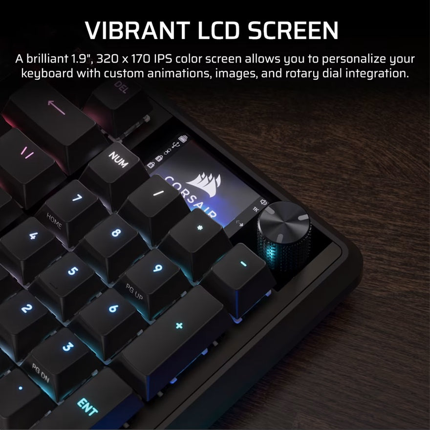 Corsair Vanguard 96 Mechanical Gaming Keyboard, CORSAIR MLX Plasma, 8kHz, NKRO, 8MB, USB3.0, magn... - Image 2