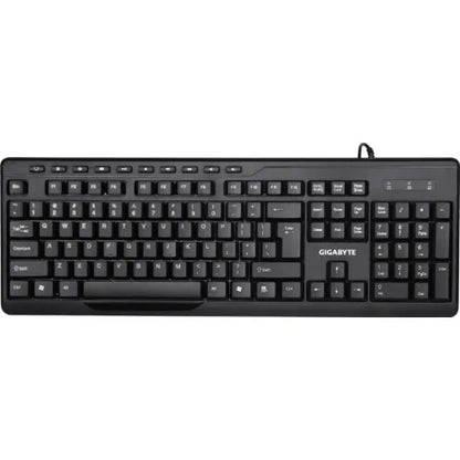(LS) Gigabyte KM6300 USB Wired Keyboard  Mouse Combo multimedia controls 1000dpi Adjustable Porta... - Image 2