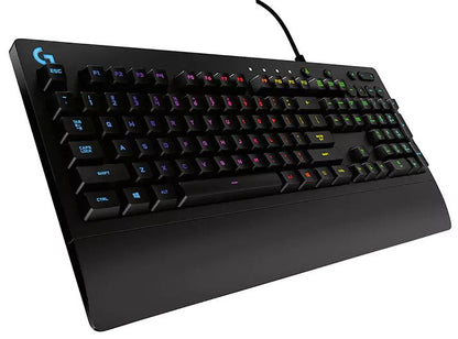 Logitech G213 Prodigy RGB Gaming Keyboard, 16.8 Million Lighting Colors Mech-Dome Backlit Keys De...