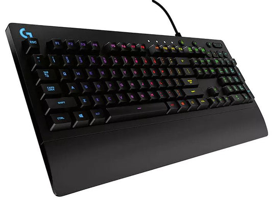 Logitech G213 Prodigy RGB Gaming Keyboard, 16.8 Million Lighting Colors Mech-Dome Backlit Keys De...