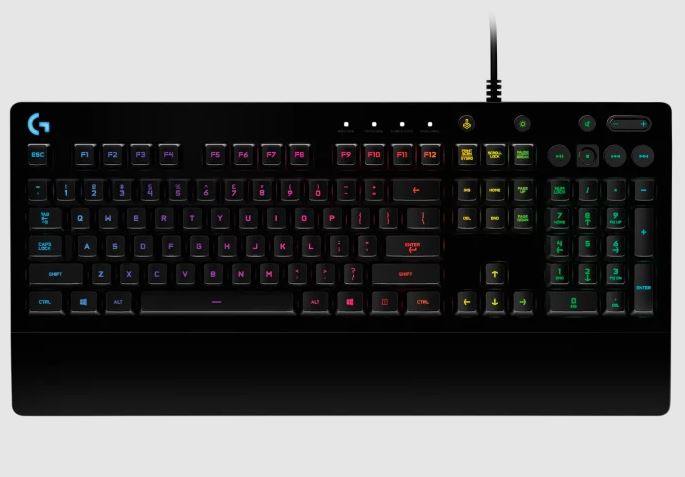Logitech G213 Prodigy RGB Gaming Keyboard, 16.8 Million Lighting Colors Mech-Dome Backlit Keys De... - Image 2