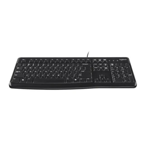 Logitech K120 Wired Keyboard Quiet typing Spill-resistant Durable keys Thin profile Curved space... - Image 2